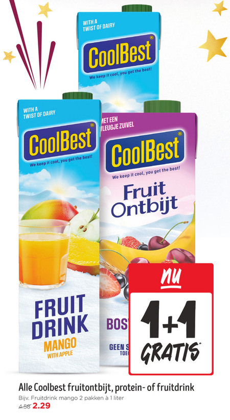 Coolbest   vruchtensap folder aanbieding bij  Jumbo - details
