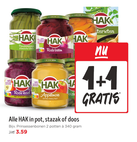 Hak   bonen, appelmoes folder aanbieding bij  Jumbo - details