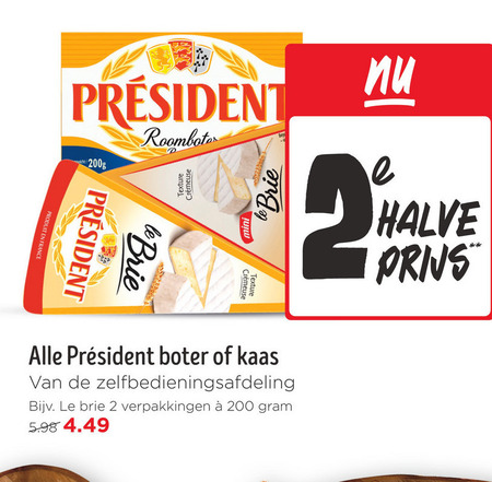 President   roomboter, brie folder aanbieding bij  Jumbo - details