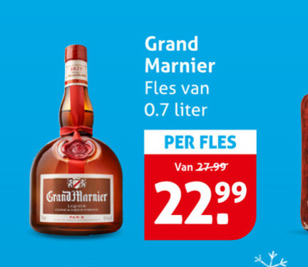 Grand Marnier   likeur folder aanbieding bij  Hoogvliet - details