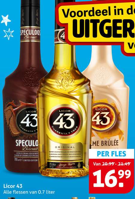 Licor 43   likeur folder aanbieding bij  Hoogvliet - details