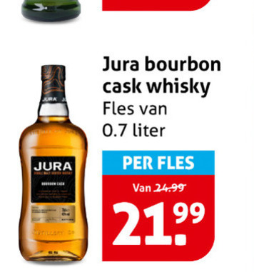 Jura   bourbon folder aanbieding bij  Hoogvliet - details