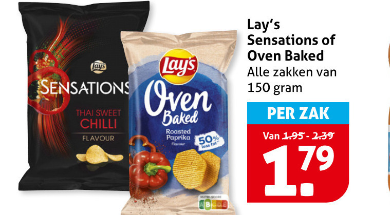 Lays   chips folder aanbieding bij  Hoogvliet - details