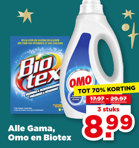 Biotex   wasmiddel, handwasmiddel folder aanbieding bij  Plus - details