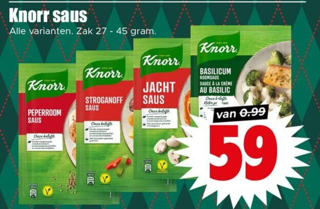 Knorr   saus folder aanbieding bij  Dirk - details