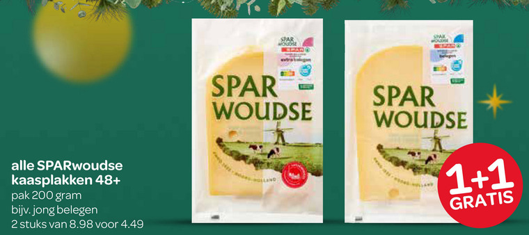 sparwoudse kaasplakken 1 2 200 48 pak jong belegen stuks noordwoudse folder aanbieding bij Spar Sparwoudse kaasplakken folder aanbieding bij Spar - details