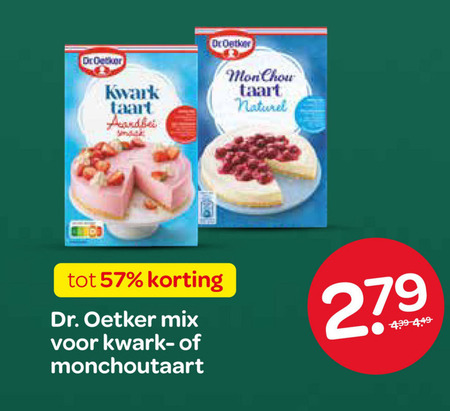Dr Oetker   bakmix folder aanbieding bij  Spar - details
