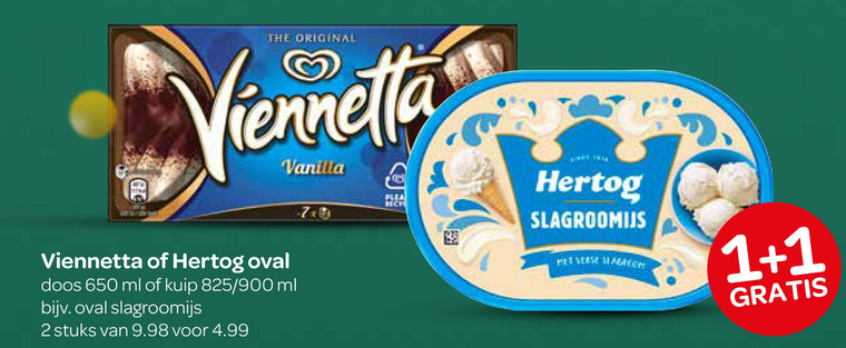 Ola Viennetta   ijsspecialiteit, ijstaart folder aanbieding bij  Spar - details