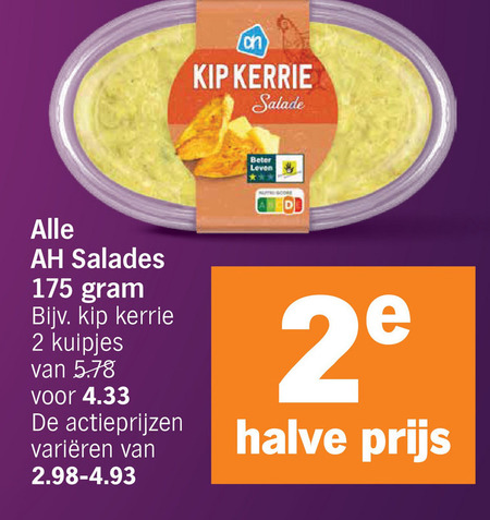 Albert Heijn Huismerk   salade folder aanbieding bij  Albert&nbsp;Heijn - details
