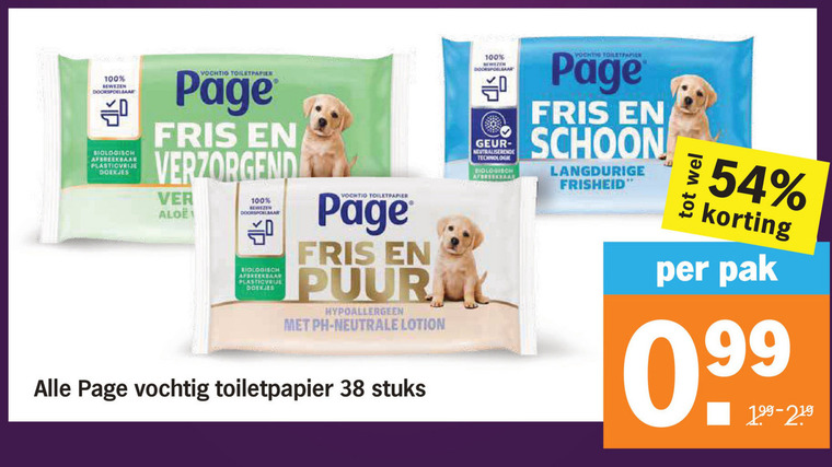 Page   vochtig toiletpapier folder aanbieding bij  Albert&nbsp;Heijn - details