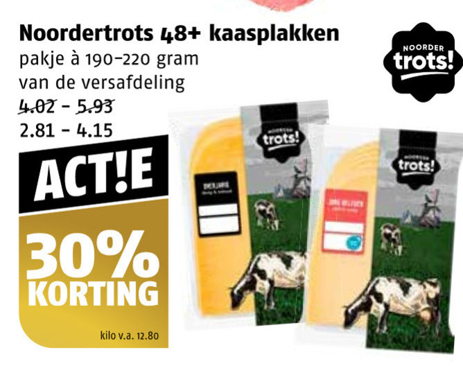 Noordertrots   kaasplakken folder aanbieding bij  Poiesz - details