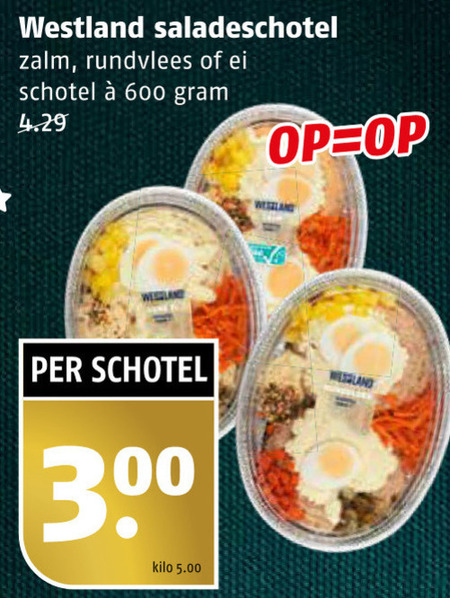 Westland   saladeschotel folder aanbieding bij  Poiesz - details