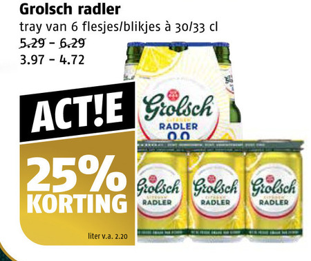 Grolsch   radler bier folder aanbieding bij  Poiesz - details