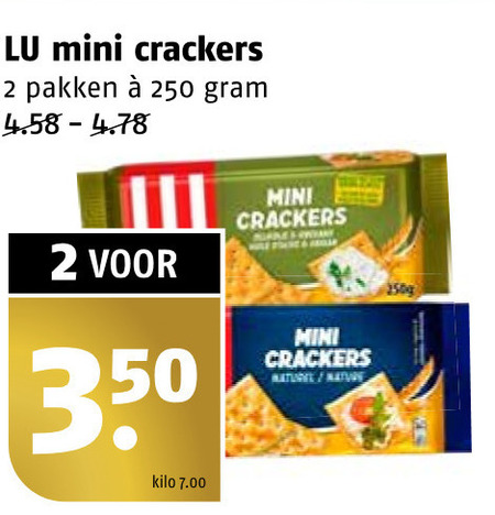Lu   crackers folder aanbieding bij  Poiesz - details
