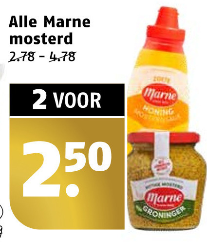 Marne   mosterd folder aanbieding bij  Poiesz - details