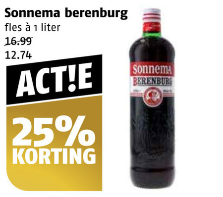 Sonnema   berenburg folder aanbieding bij  Poiesz - details