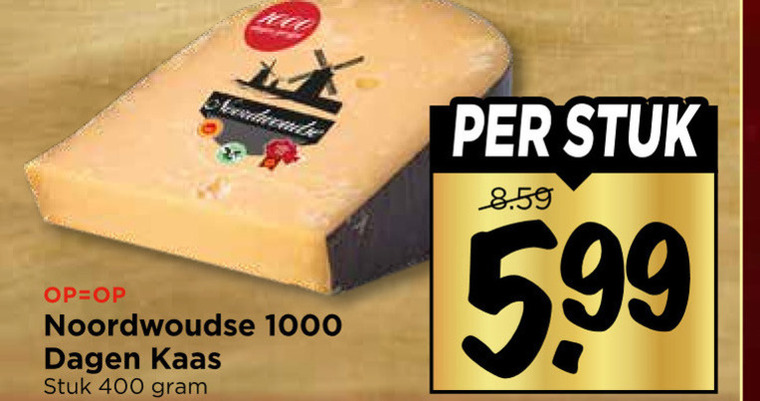 Noordwoudse   kaas folder aanbieding bij  Vomar - details