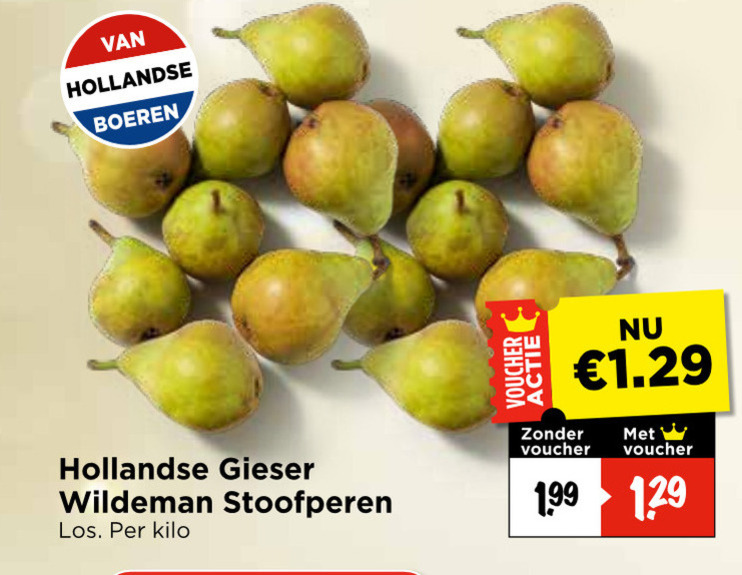 Gieser Wildeman   stoofperen folder aanbieding bij  Vomar - details