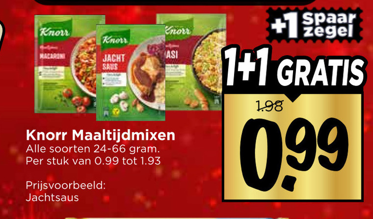 Knorr   maaltijdmix folder aanbieding bij  Vomar - details