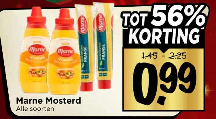 Marne   mosterd folder aanbieding bij  Vomar - details