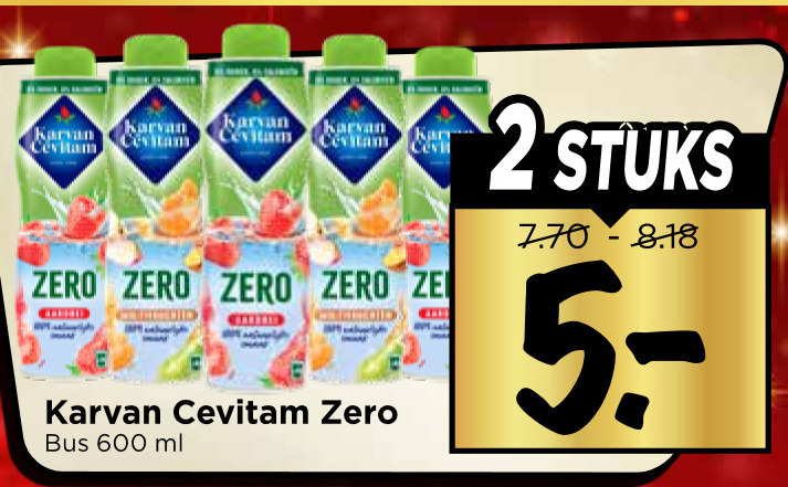 Karvan Cevitam   limonadesiroop folder aanbieding bij  Vomar - details