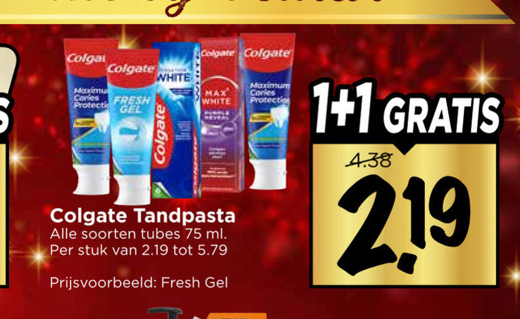 Colgate   tandpasta folder aanbieding bij  Vomar - details