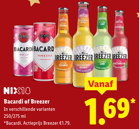 Breezer   mixdrank folder aanbieding bij  Lidl - details