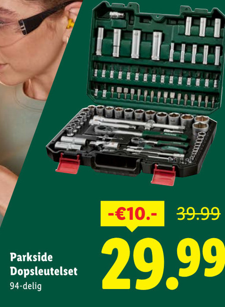 Parkside   dopsleutelset folder aanbieding bij  Lidl - details