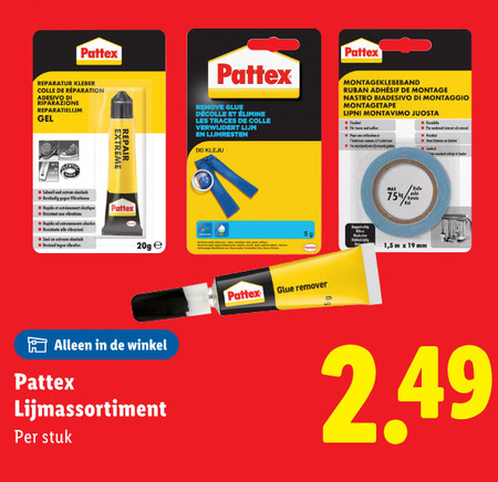 Pattex   lijm folder aanbieding bij  Lidl - details