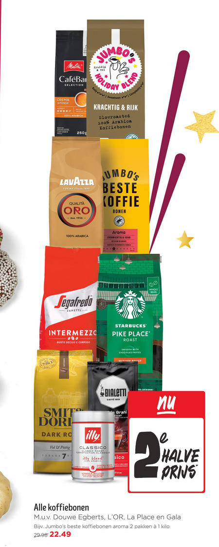 Lavazza   koffiebonen folder aanbieding bij  Jumbo - details