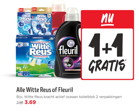 Witte Reus   wasmiddel folder aanbieding bij  Jumbo - details