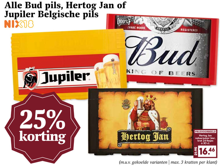 Jupiler   krat bier folder aanbieding bij  Boons&nbsp;Markt - details