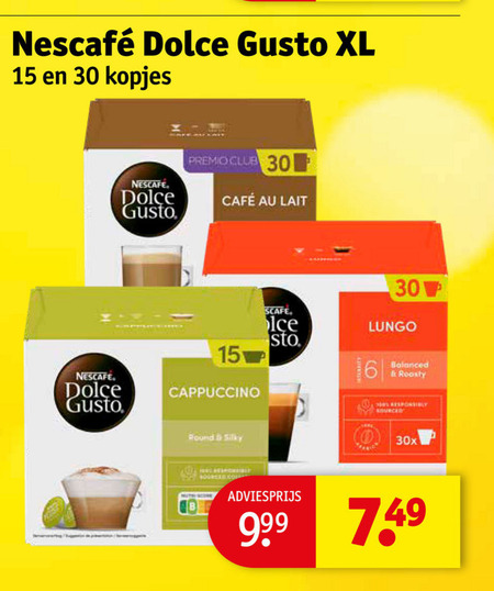 Nescafe   dolce gusto capsules folder aanbieding bij  Kruidvat - details