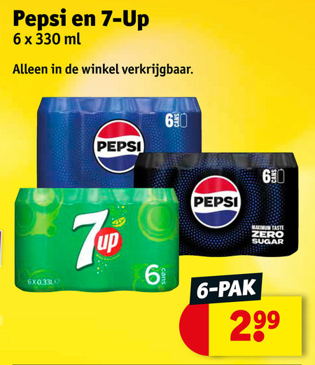 7-Up   frisdrank, cola folder aanbieding bij  Kruidvat - details