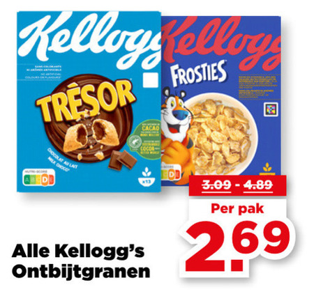 Kellogs    folder aanbieding bij   - details