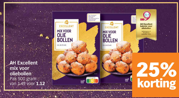 Albert Heijn Huismerk   oliebollenmix folder aanbieding bij  Albert&nbsp;Heijn - details