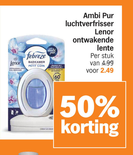 Ambi Pur   luchtverfrisser folder aanbieding bij  Albert&nbsp;Heijn - details
