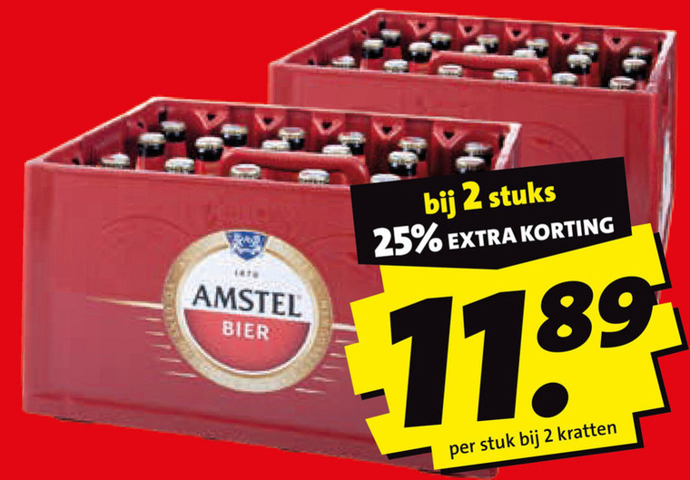 Amstel   krat bier folder aanbieding bij  Boni - details
