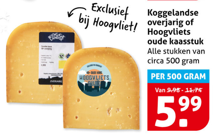 Koggelandse   kaas folder aanbieding bij  Hoogvliet - details