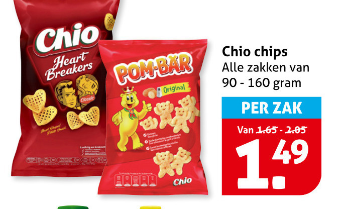 Chio   zoutje folder aanbieding bij  Hoogvliet - details