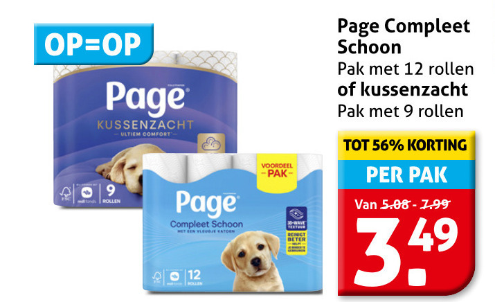 Page   toiletpapier folder aanbieding bij  Hoogvliet - details