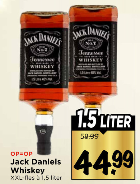 Jack Daniels   whisky folder aanbieding bij  Vomar - details