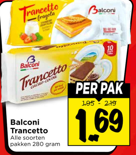 Balconi   koek folder aanbieding bij  Vomar - details