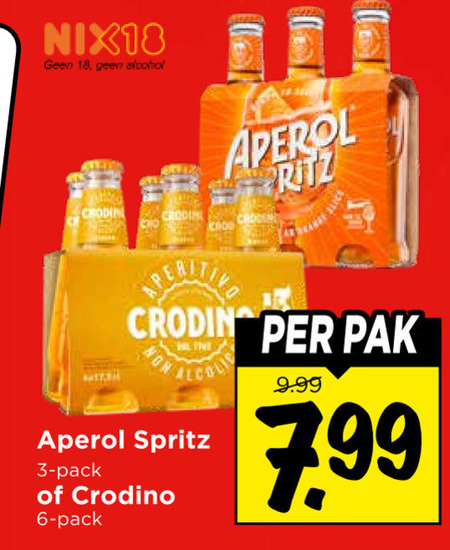 Crodino   aperitief folder aanbieding bij  Vomar - details