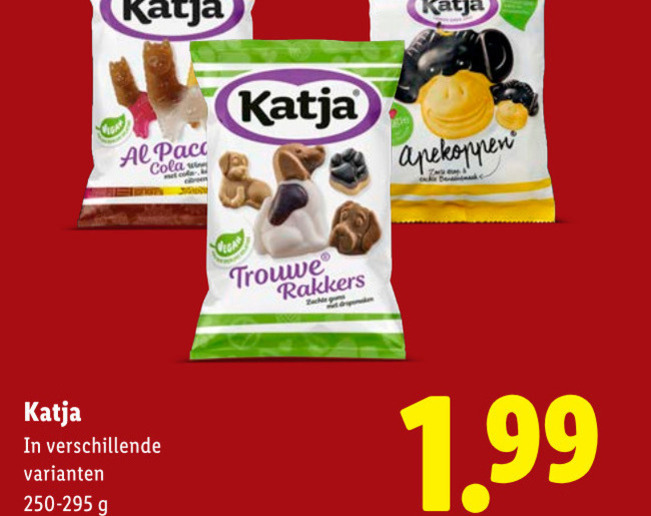Katja   snoep folder aanbieding bij  Lidl - details