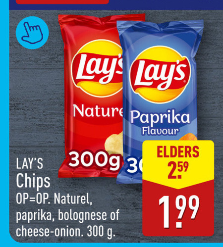 Lays   chips folder aanbieding bij  Aldi - details