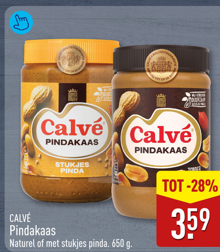 Calve   pindakaas folder aanbieding bij  Aldi - details