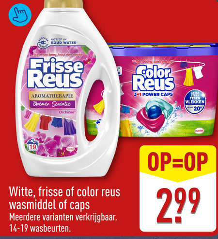 Color Reus   wasmiddel folder aanbieding bij  Aldi - details