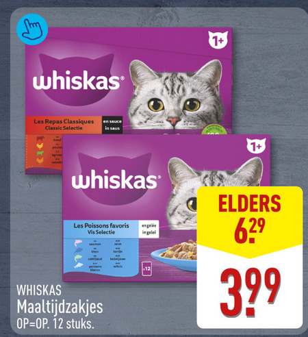 Whiskas   kattenvoer folder aanbieding bij  Aldi - details