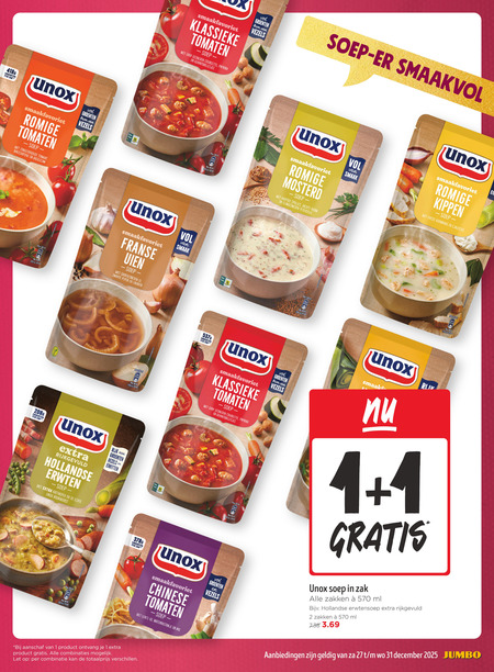 Unox   soep folder aanbieding bij  Jumbo - details